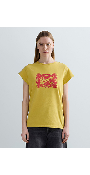 オーバーダイコットンジャージーヴィンテージTシャツ